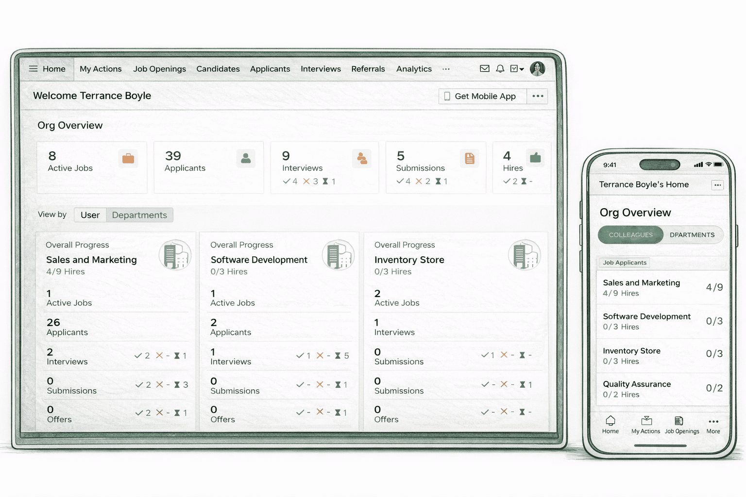 Zoho Recruit Implemented as a Hiring System
