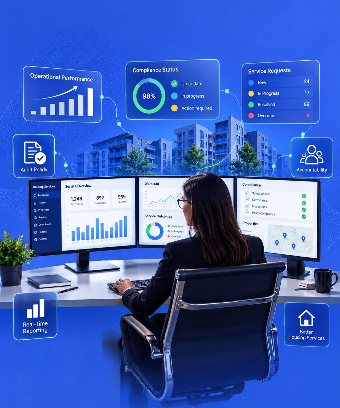 Service, Compliance & Reporting Visibility