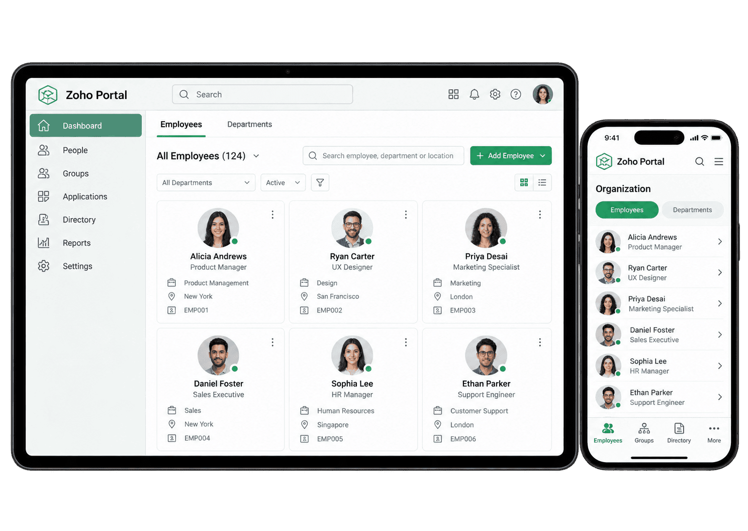 Zoho Portal