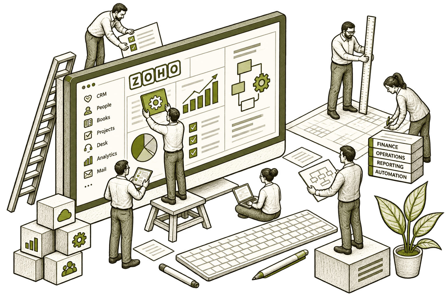 Implement Zoho Properly